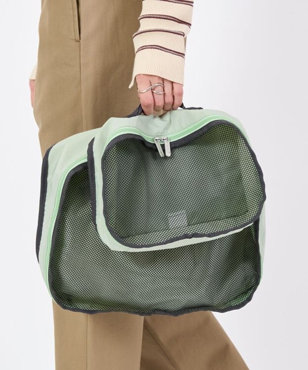 LeSportsac PACKING POUCH SET/フロスティグリーン/サンダー フロスティグリーン/サンダー