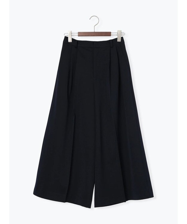 Te chichi フレアガウチョパンツ ネイビー