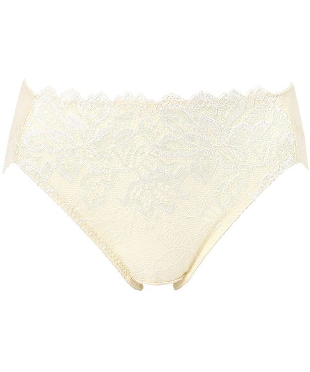 Wing ショーツ Wing Lesiage PB3010とペア オーガニックコットン混(身生地部) はきこみ丈ふつう PF3010 ウイング／ワコール クリーム