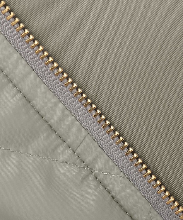 J.PRESS LADIES L 【洗える】スパンライクナイロンタッサー フーデット コート キャメル系