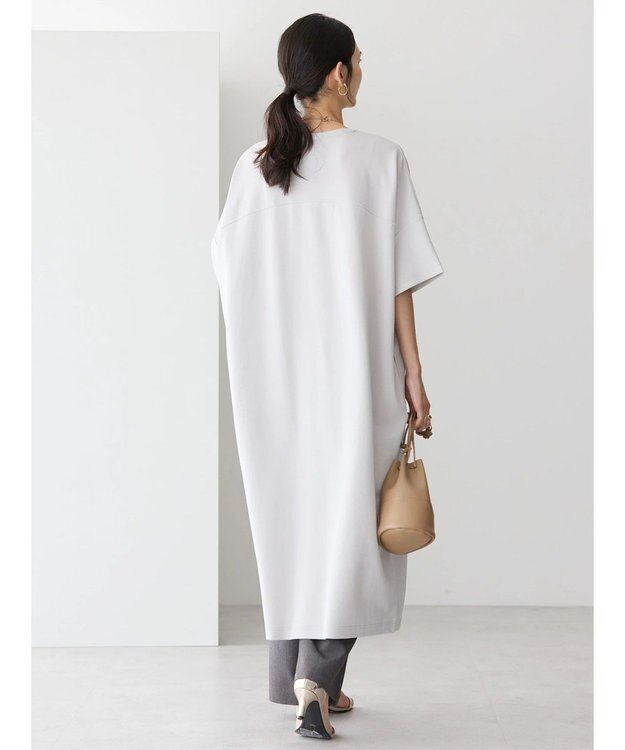 AMERICAN HOLIC 接触冷感カットジョーゼットボックスワンピース Light Gray