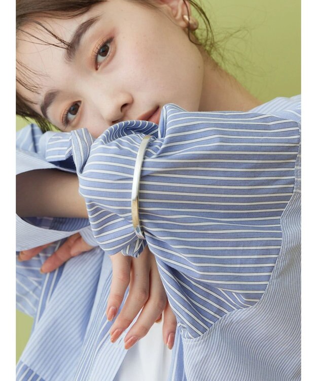 AMERICAN HOLIC オーバルアームバングル Silver