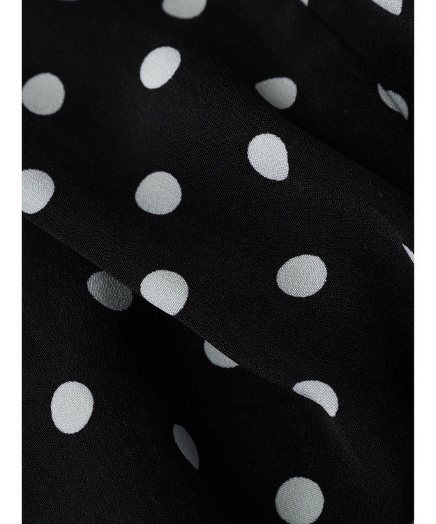 Green Parks AnriettMusee ギャザースリーブブラウス Dot