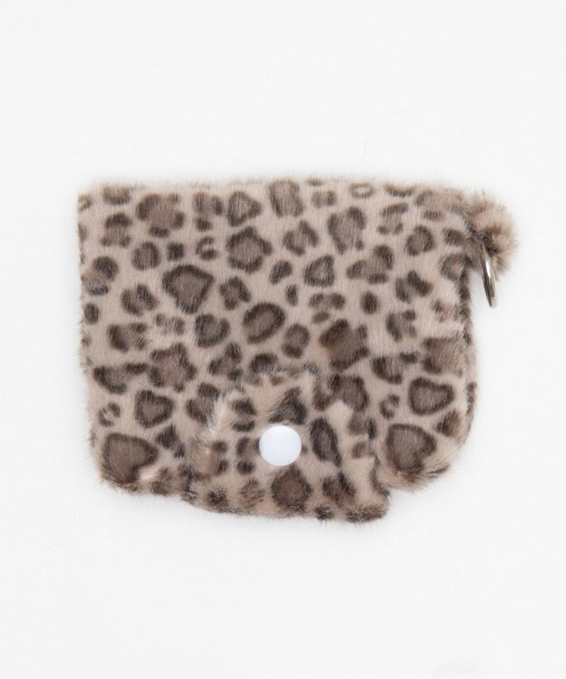 WEGO レオパードマルチポーチ ブラウン