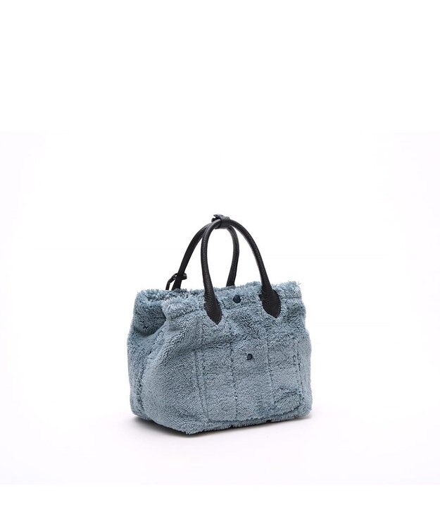 A.D.M.J. 【もこもこ】オスカー/コード刺しゅうキューブトート21cm(Dカン＋) BOSCO BLU