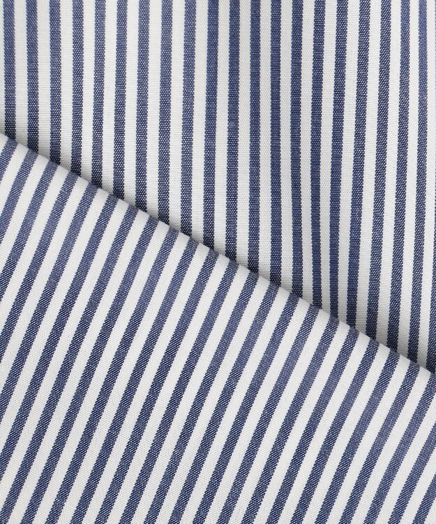 ANY SIS L 【UVケア】イージーケアドルマン シャツ ブルーストライプ