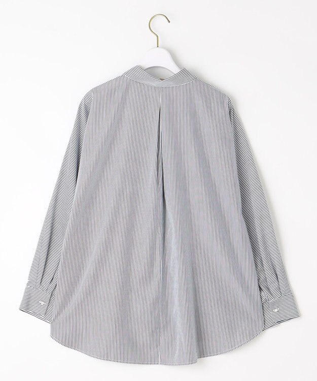 ANY SIS L 【UVケア】イージーケアドルマン シャツ ブルーストライプ