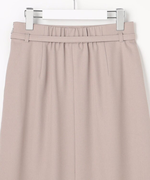 ANY SIS スマートビューティストレッチベルト スカート グレージュ