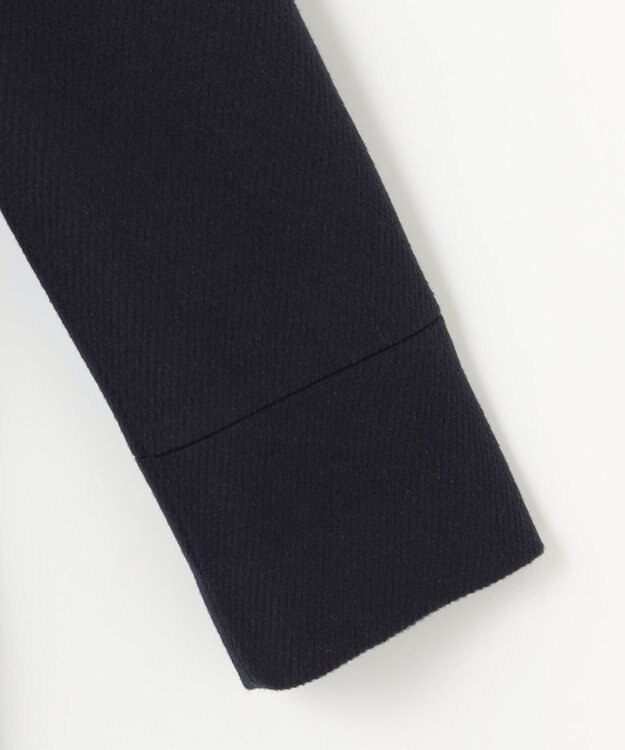 ANY SIS 【WEB・一部店舗限定】ウールアンゴラミックスリッチ コート ネイビー