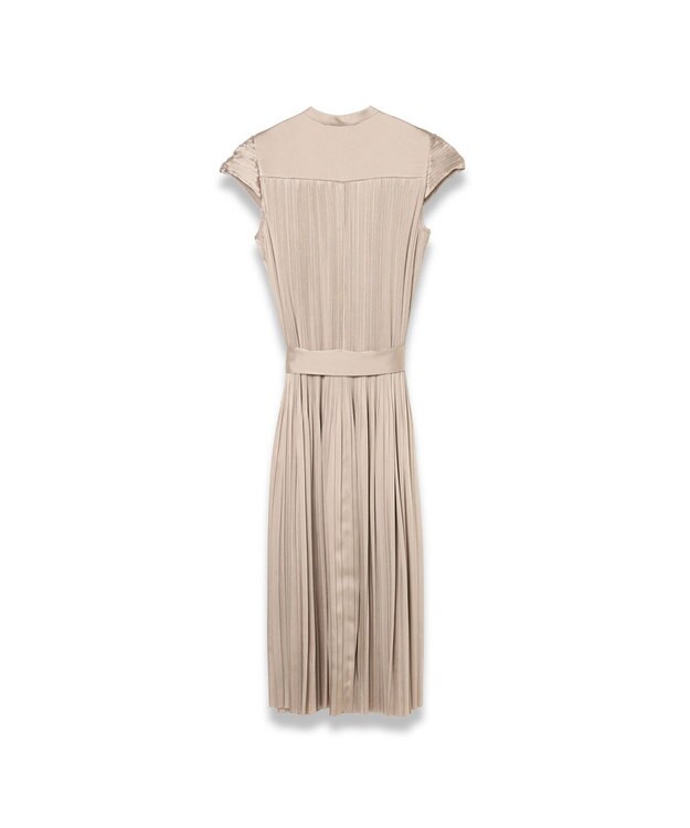 JOSEPH プリーツサテン　ドレス Powder