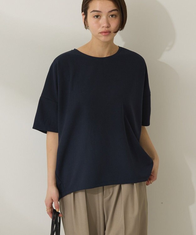 AMERICAN HOLIC バックフリル半袖プルオーバー Navy