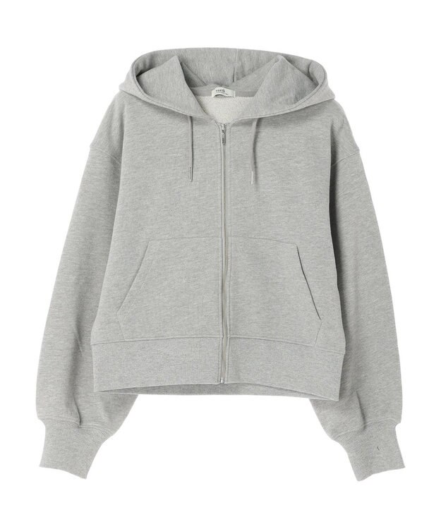 earth music&ecology 裏毛ＺＩＰパーカー Gray Mixture
