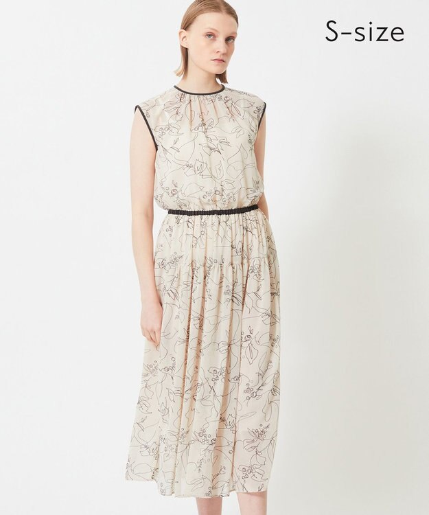 BEIGE， 【S-size】DRACAENA / ワンピース Ecru x Slate