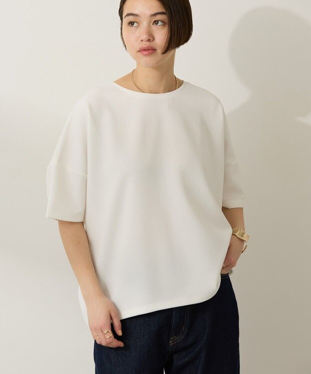 AMERICAN HOLIC バックフリル半袖プルオーバー Off White