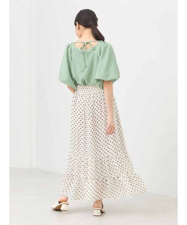 earth music&ecology バルーンスリーブプルオーバー Mint