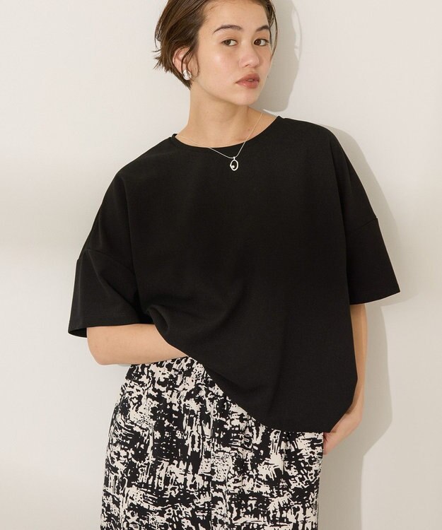 AMERICAN HOLIC バックフリル半袖プルオーバー Black