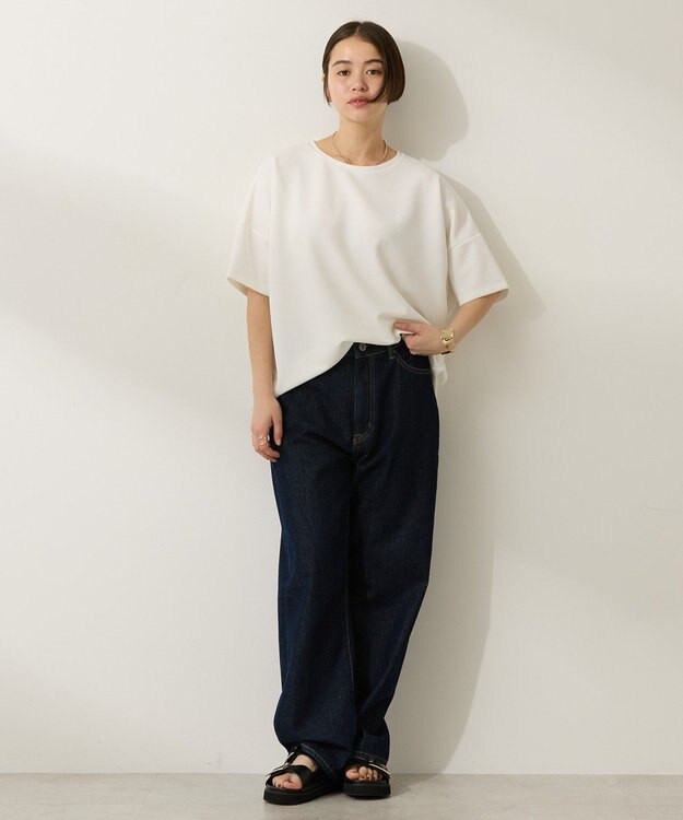 AMERICAN HOLIC バックフリル半袖プルオーバー Off White