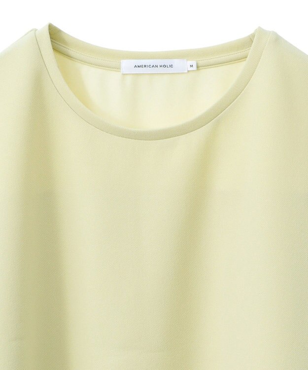 AMERICAN HOLIC バックフリル半袖プルオーバー Pistachio
