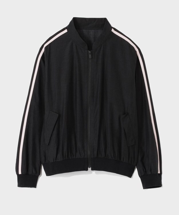 GRACE CONTINENTAL シアーラインブルゾン ブラック