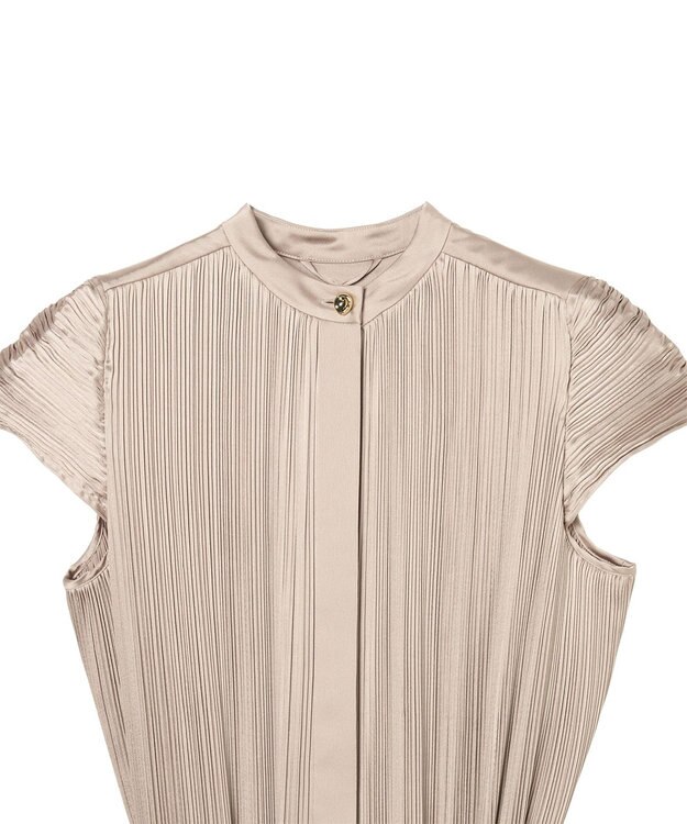 JOSEPH プリーツサテン　ドレス Powder