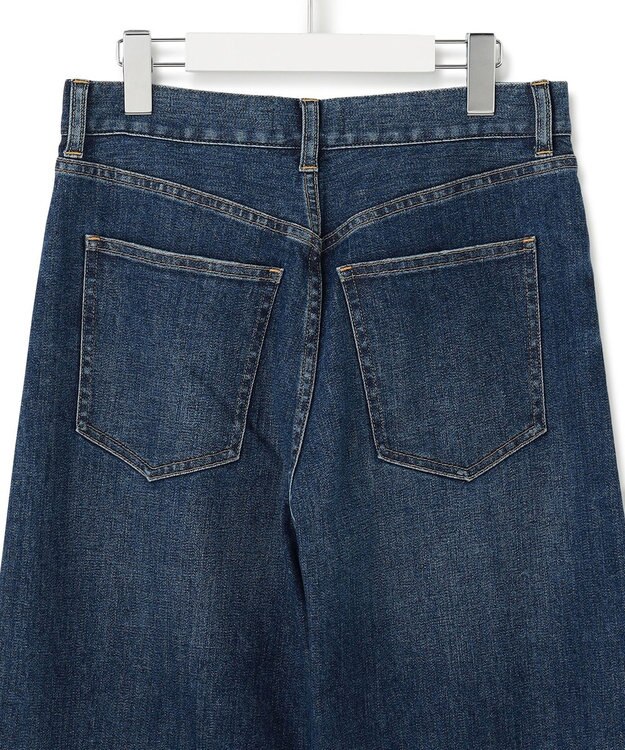 23区 S 【滝沢眞規子さん着用/VERY掲載/洗える】23区DENIM ストレッチ ワイドパンツ ウォッシュドブルー系