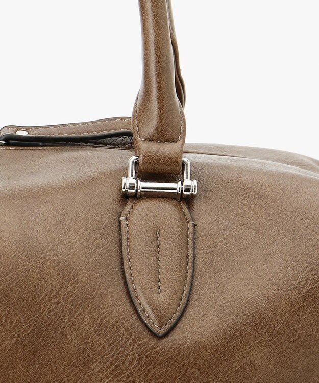 UNBILLION 【テレビ ドラマ着用アイテム】Otias アンティークタイプ合皮2WAYボストン ブラウン