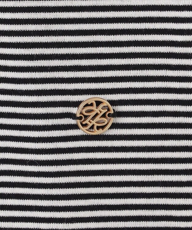 組曲 L 【WEB限定】セーターマシーン 半袖ニットTシャツ ネイビー系1