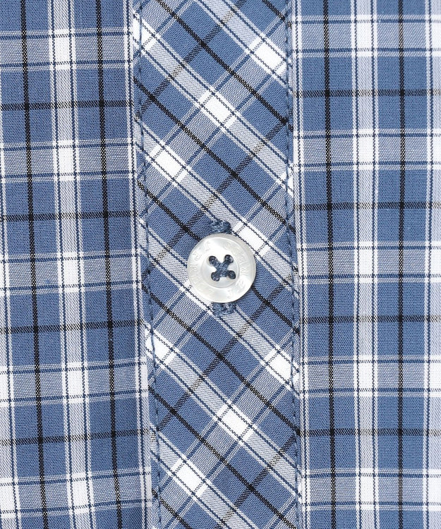 J.PRESS KIDS 【110-130cm】オックス チェックシャツ ブルー系3