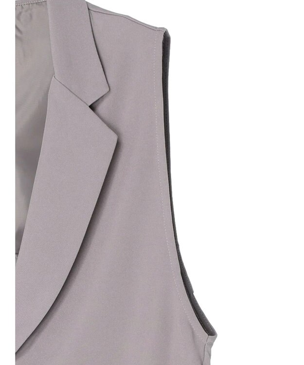 Green Parks ・ＥＬＥＮＣＡＲＥ　ＤＵＥ　バックスリットテーラーベスト Gray