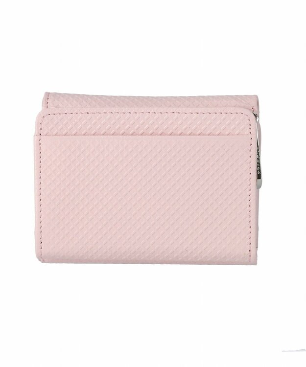 tsumori chisato CARRY クロスエンボス マルチケース ミニ財布 ピンク