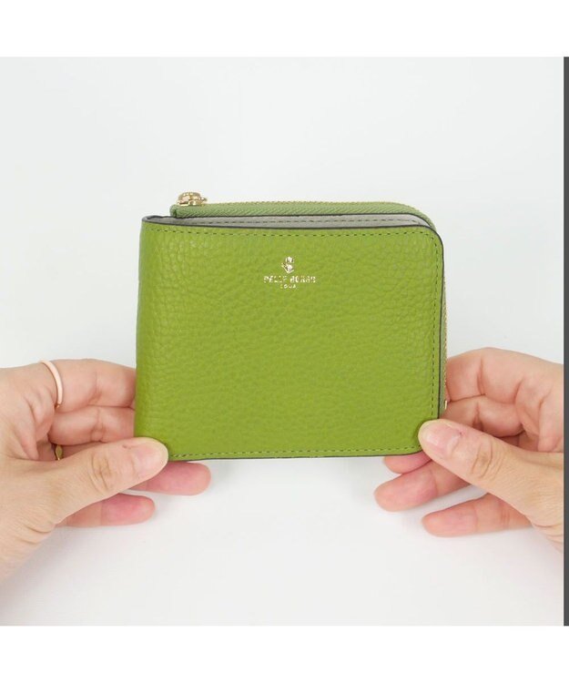 PELLE BORSA 二つ折り財布 Reinette Goods レネットグッズ 4783 グリーン