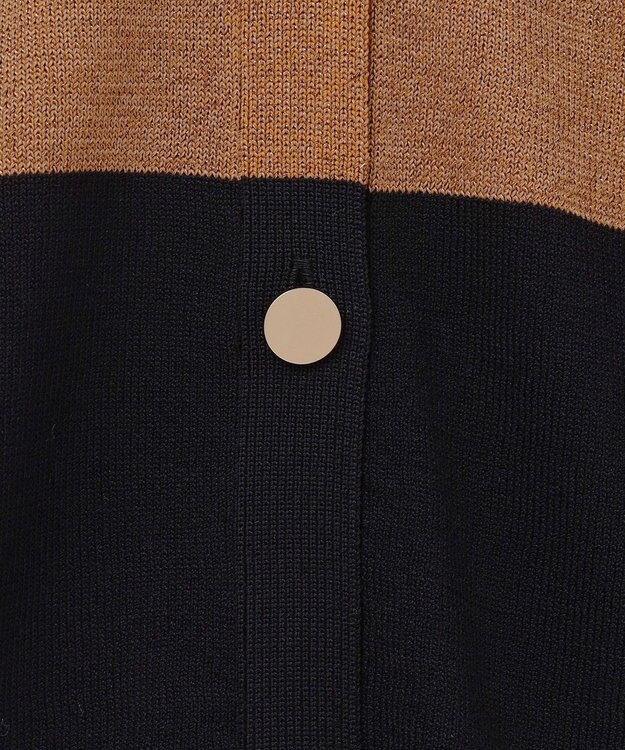 GRACE CONTINENTAL ニットマルチボーダージレ ピンク