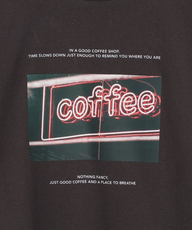AMERICAN HOLIC 刺繍&フォトプリントTシャツ Charcoal Gray