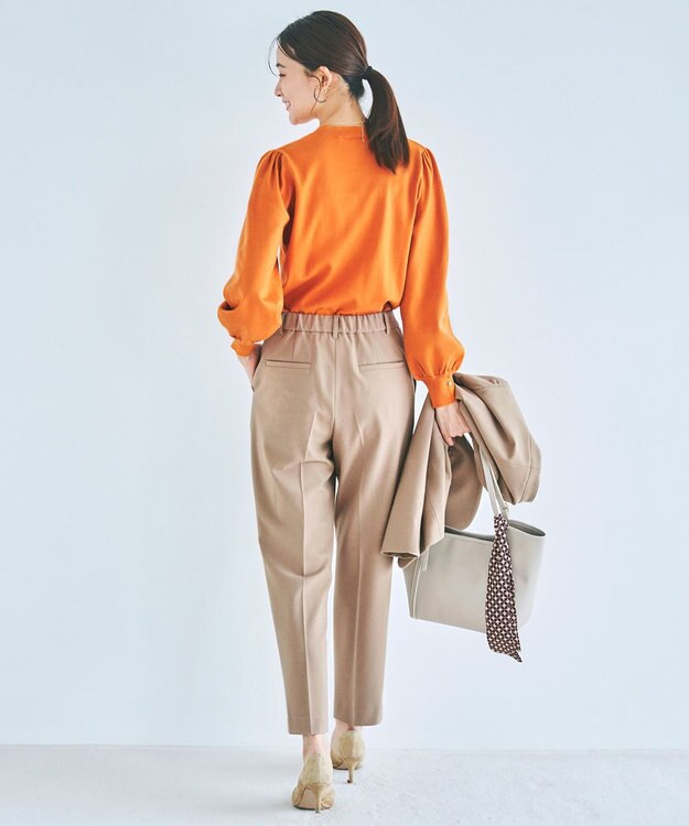 ANY SIS 【洗える】ミニケーブルカラー ニット マリーゴールド