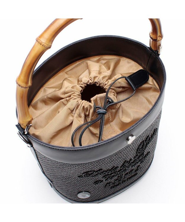 A.D.M.J. パーリヤシンテティカバケット2WAYトート ブラック