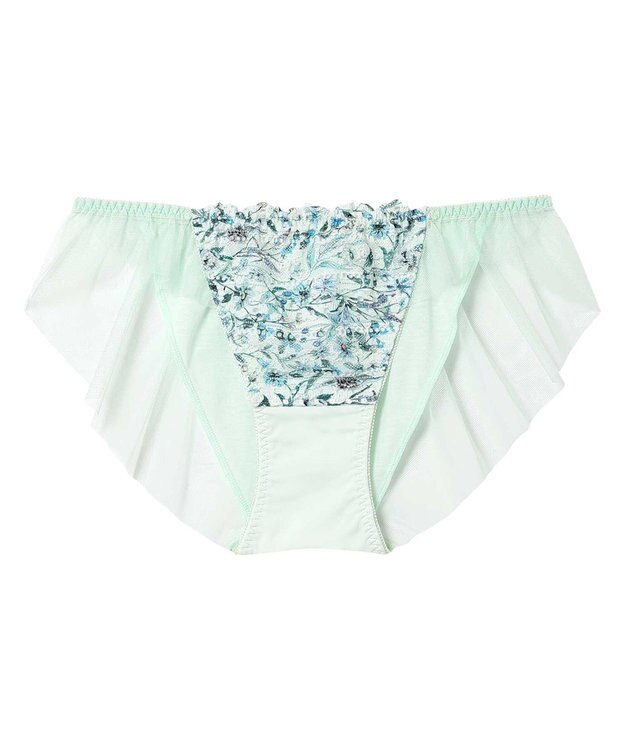 une nana cool MADE WITH LIBERTY FABRIC 【綿混】レースショーツ GY