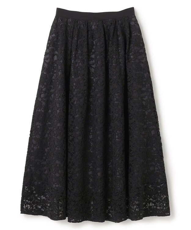 TOCCA 【洗える・消臭】LACE A LA CARTE スカート ブラック系