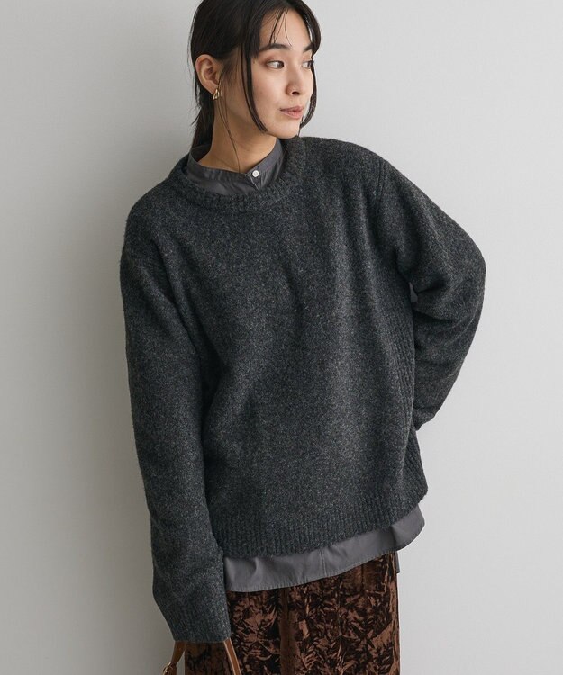 CRAFT STANDARD BOUTIQUE 起毛クルーネックニットプルオーバー