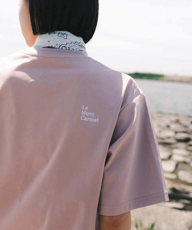 SHARE PARK LADIES 【UVカット・吸水速乾・ストレッチ・軽量 】ロゴポケットTシャツ（S・Mサイズ） ピンク系