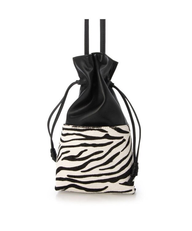 UNBILLION kakatoo ハラコポケットモバイルショルダー ブラック