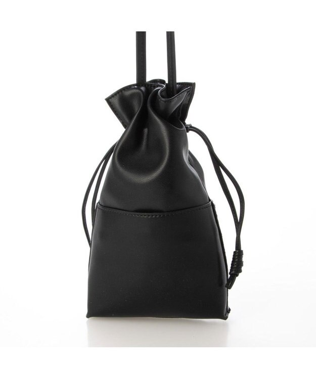 UNBILLION kakatoo ハラコポケットモバイルショルダー ブラック