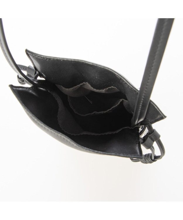 UNBILLION kakatoo ハラコポケットモバイルショルダー ブラック