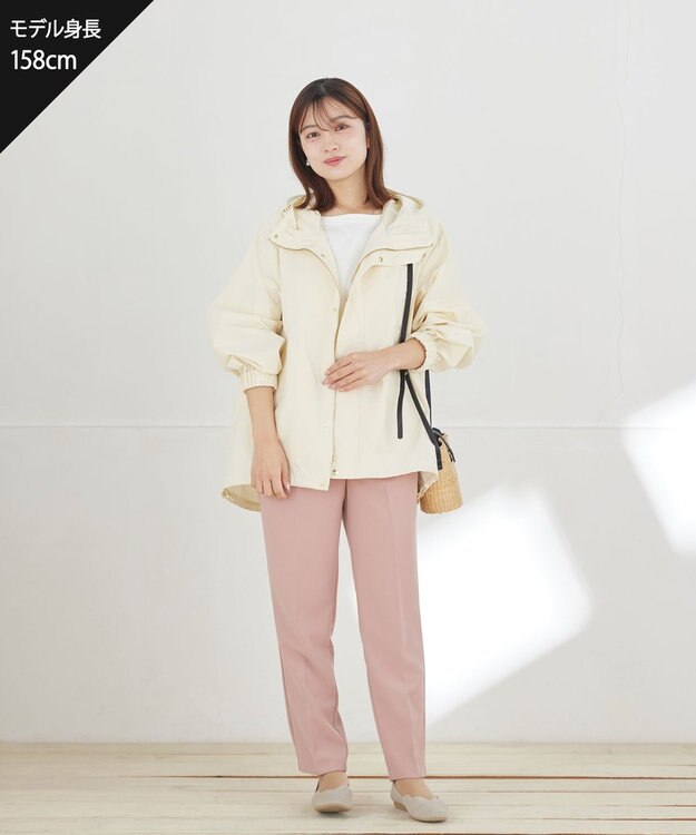 Tiaclasse L 【おのののかさん着用】とろみカラーテーパードパンツ ピンク