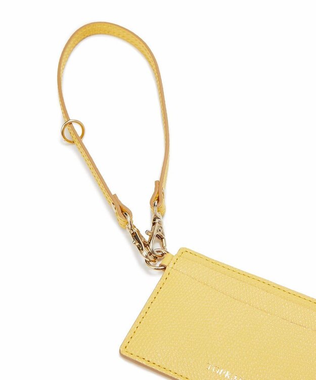 TOPKAPI 【TOPKAPI】角シボ型押し・ パスケース COLORATO コロラート イエロー