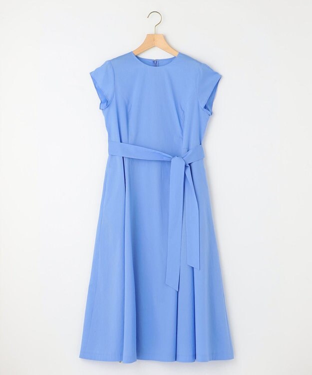 組曲 S コットンローン フレアワンピース ブルー系
