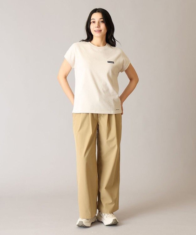 Columbia Columbia/ ウィメンズルックアウトスパイアーショートスリーブTシャツ /コロンビア Dark Stone