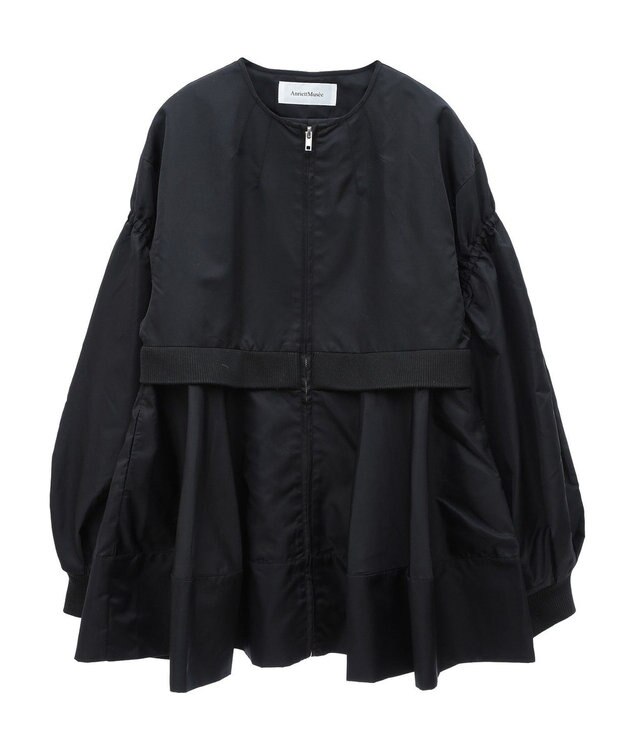 Green Parks ＭＡ－１ペプラムブルゾン Black