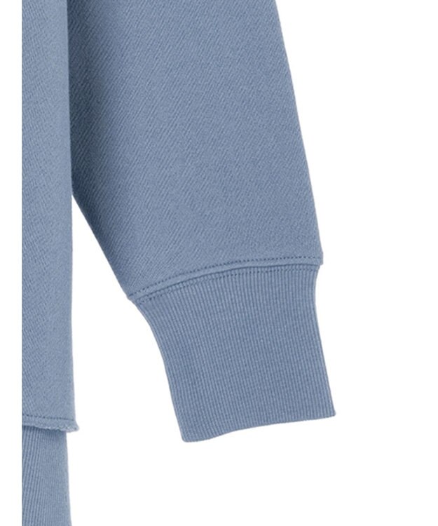 CRAFT STANDARD BOUTIQUE 裏起毛クルーネックチュニック Sax