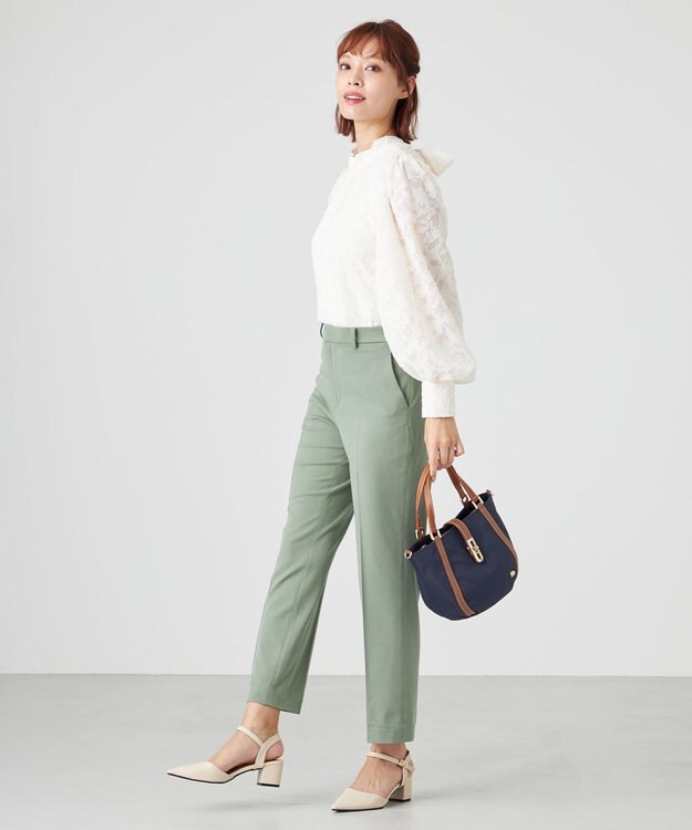 LA BAGAGERIE ひねり金具付きエレガンストート　SSサイズ ネイビー