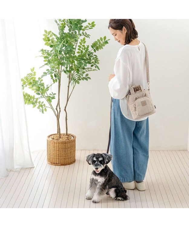 PET PARADISE ペットパラダイス くまちゃん お散歩 ショルダー ベージュ